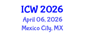 International Conference on Wastewater (ICW) April 06, 2026 - Mexico City, Mexico International Conference on Wastewater (ICW) April 06, 2026 - Mexico City, Mexico