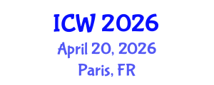 International Conference on Wastewater (ICW) April 20, 2026 - Paris, France International Conference on Wastewater (ICW) April 20, 2026 - Paris, France