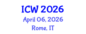 International Conference on Wastewater (ICW) April 06, 2026 - Rome, Italy International Conference on Wastewater (ICW) April 06, 2026 - Rome, Italy