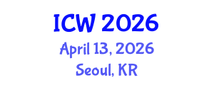 International Conference on Wastewater (ICW) April 13, 2026 - Seoul, Republic of Korea International Conference on Wastewater (ICW) April 13, 2026 - Seoul, Republic of Korea