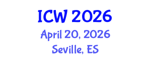 International Conference on Wastewater (ICW) April 20, 2026 - Seville, Spain International Conference on Wastewater (ICW) April 20, 2026 - Seville, Spain