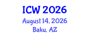 International Conference on Wastewater (ICW) August 14, 2026 - Baku, Azerbaijan International Conference on Wastewater (ICW) August 14, 2026 - Baku, Azerbaijan