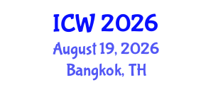 International Conference on Wastewater (ICW) August 19, 2026 - Bangkok, Thailand International Conference on Wastewater (ICW) August 19, 2026 - Bangkok, Thailand