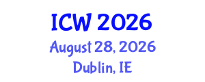 International Conference on Wastewater (ICW) August 28, 2026 - Dublin, Ireland International Conference on Wastewater (ICW) August 28, 2026 - Dublin, Ireland