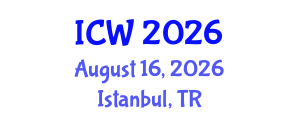 International Conference on Wastewater (ICW) August 16, 2026 - Istanbul, Turkey International Conference on Wastewater (ICW) August 16, 2026 - Istanbul, Turkey