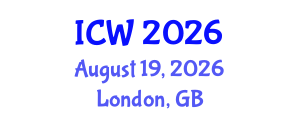 International Conference on Wastewater (ICW) August 19, 2026 - London, United Kingdom International Conference on Wastewater (ICW) August 19, 2026 - London, United Kingdom
