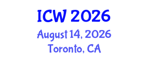 International Conference on Wastewater (ICW) August 14, 2026 - Toronto, Canada International Conference on Wastewater (ICW) August 14, 2026 - Toronto, Canada