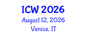International Conference on Wastewater (ICW) August 12, 2026 - Venice, Italy International Conference on Wastewater (ICW) August 12, 2026 - Venice, Italy