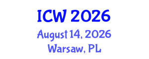International Conference on Wastewater (ICW) August 14, 2026 - Warsaw, Poland