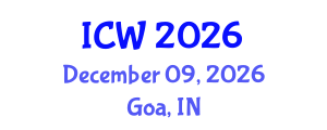International Conference on Wastewater (ICW) December 09, 2026 - Goa, India International Conference on Wastewater (ICW) December 09, 2026 - Goa, India
