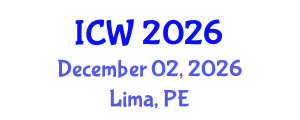 International Conference on Wastewater (ICW) December 02, 2026 - Lima, Peru International Conference on Wastewater (ICW) December 02, 2026 - Lima, Peru