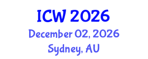 International Conference on Wastewater (ICW) December 02, 2026 - Sydney, Australia International Conference on Wastewater (ICW) December 02, 2026 - Sydney, Australia
