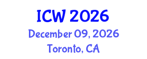 International Conference on Wastewater (ICW) December 09, 2026 - Toronto, Canada International Conference on Wastewater (ICW) December 09, 2026 - Toronto, Canada