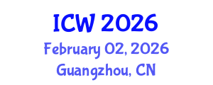 International Conference on Wastewater (ICW) February 02, 2026 - Guangzhou, China International Conference on Wastewater (ICW) February 02, 2026 - Guangzhou, China