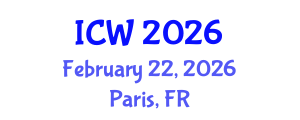 International Conference on Wastewater (ICW) February 22, 2026 - Paris, France