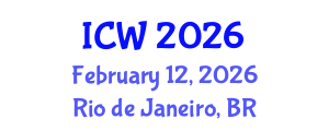International Conference on Wastewater (ICW) February 12, 2026 - Rio de Janeiro, Brazil International Conference on Wastewater (ICW) February 12, 2026 - Rio de Janeiro, Brazil