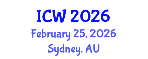 International Conference on Wastewater (ICW) February 25, 2026 - Sydney, Australia