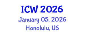 International Conference on Wastewater (ICW) January 05, 2026 - Honolulu, United States International Conference on Wastewater (ICW) January 05, 2026 - Honolulu, United States