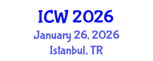 International Conference on Wastewater (ICW) January 26, 2026 - Istanbul, Turkey International Conference on Wastewater (ICW) January 26, 2026 - Istanbul, Turkey