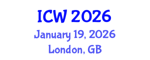 International Conference on Wastewater (ICW) January 19, 2026 - London, United Kingdom International Conference on Wastewater (ICW) January 19, 2026 - London, United Kingdom
