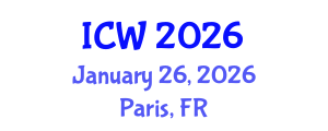 International Conference on Wastewater (ICW) January 26, 2026 - Paris, France International Conference on Wastewater (ICW) January 26, 2026 - Paris, France