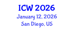 International Conference on Wastewater (ICW) January 12, 2026 - San Diego, United States International Conference on Wastewater (ICW) January 12, 2026 - San Diego, United States