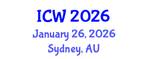 International Conference on Wastewater (ICW) January 26, 2026 - Sydney, Australia International Conference on Wastewater (ICW) January 26, 2026 - Sydney, Australia
