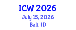 International Conference on Wastewater (ICW) July 15, 2026 - Bali, Indonesia International Conference on Wastewater (ICW) July 15, 2026 - Bali, Indonesia