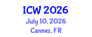 International Conference on Wastewater (ICW) July 10, 2026 - Cannes, France International Conference on Wastewater (ICW) July 10, 2026 - Cannes, France