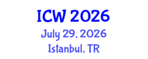 International Conference on Wastewater (ICW) July 29, 2026 - Istanbul, Turkey International Conference on Wastewater (ICW) July 29, 2026 - Istanbul, Turkey