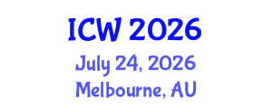 International Conference on Wastewater (ICW) July 24, 2026 - Melbourne, Australia International Conference on Wastewater (ICW) July 24, 2026 - Melbourne, Australia