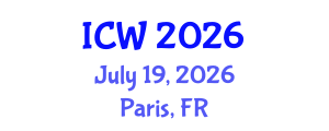 International Conference on Wastewater (ICW) July 19, 2026 - Paris, France International Conference on Wastewater (ICW) July 19, 2026 - Paris, France