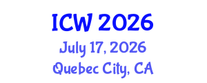 International Conference on Wastewater (ICW) July 17, 2026 - Quebec City, Canada International Conference on Wastewater (ICW) July 17, 2026 - Quebec City, Canada