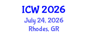 International Conference on Wastewater (ICW) July 24, 2026 - Rhodes, Greece International Conference on Wastewater (ICW) July 24, 2026 - Rhodes, Greece