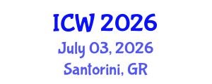International Conference on Wastewater (ICW) July 03, 2026 - Santorini, Greece International Conference on Wastewater (ICW) July 03, 2026 - Santorini, Greece