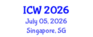 International Conference on Wastewater (ICW) July 05, 2026 - Singapore, Singapore International Conference on Wastewater (ICW) July 05, 2026 - Singapore, Singapore