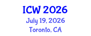 International Conference on Wastewater (ICW) July 19, 2026 - Toronto, Canada International Conference on Wastewater (ICW) July 19, 2026 - Toronto, Canada
