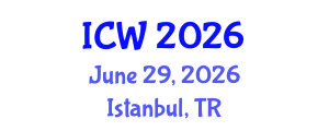 International Conference on Wastewater (ICW) June 29, 2026 - Istanbul, Turkey International Conference on Wastewater (ICW) June 29, 2026 - Istanbul, Turkey