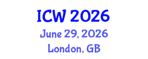 International Conference on Wastewater (ICW) June 29, 2026 - London, United Kingdom International Conference on Wastewater (ICW) June 29, 2026 - London, United Kingdom
