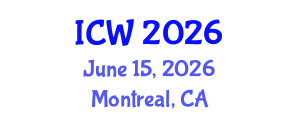 International Conference on Wastewater (ICW) June 15, 2026 - Montreal, Canada International Conference on Wastewater (ICW) June 15, 2026 - Montreal, Canada