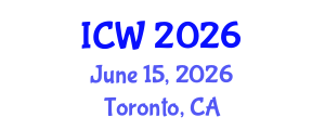 International Conference on Wastewater (ICW) June 15, 2026 - Toronto, Canada International Conference on Wastewater (ICW) June 15, 2026 - Toronto, Canada