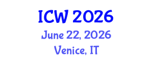 International Conference on Wastewater (ICW) June 22, 2026 - Venice, Italy International Conference on Wastewater (ICW) June 22, 2026 - Venice, Italy