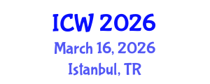 International Conference on Wastewater (ICW) March 16, 2026 - Istanbul, Turkey International Conference on Wastewater (ICW) March 16, 2026 - Istanbul, Turkey