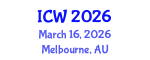 International Conference on Wastewater (ICW) March 16, 2026 - Melbourne, Australia International Conference on Wastewater (ICW) March 16, 2026 - Melbourne, Australia