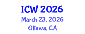 International Conference on Wastewater (ICW) March 23, 2026 - Ottawa, Canada International Conference on Wastewater (ICW) March 23, 2026 - Ottawa, Canada