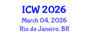 International Conference on Wastewater (ICW) March 04, 2026 - Rio de Janeiro, Brazil