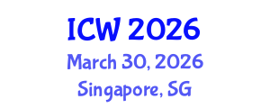International Conference on Wastewater (ICW) March 30, 2026 - Singapore, Singapore International Conference on Wastewater (ICW) March 30, 2026 - Singapore, Singapore