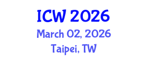 International Conference on Wastewater (ICW) March 02, 2026 - Taipei, Taiwan International Conference on Wastewater (ICW) March 02, 2026 - Taipei, Taiwan