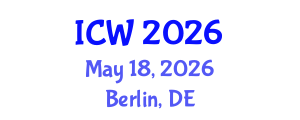 International Conference on Wastewater (ICW) May 18, 2026 - Berlin, Germany International Conference on Wastewater (ICW) May 18, 2026 - Berlin, Germany