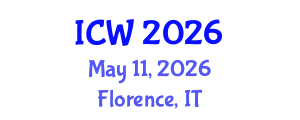 International Conference on Wastewater (ICW) May 11, 2026 - Florence, Italy International Conference on Wastewater (ICW) May 11, 2026 - Florence, Italy